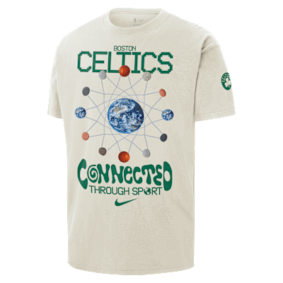 Boston Celtics Courtside Men's Nike NBA Max90 T-Shirt. Nike ID